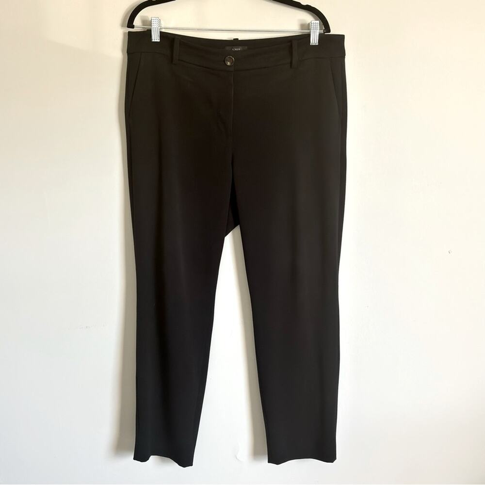 Black Label J.Crew Straight-Leg Trousers, Women’s Size 14